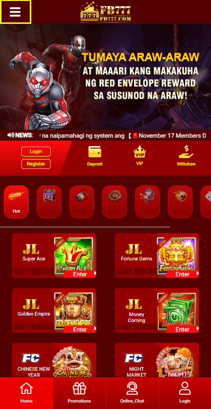 fb777 casino register